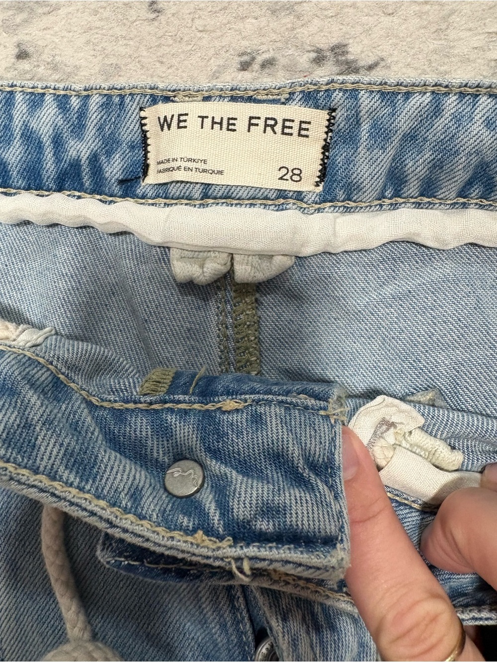 Free People We The Free Love Language Pull-On Jeans - Picture 9 of 9